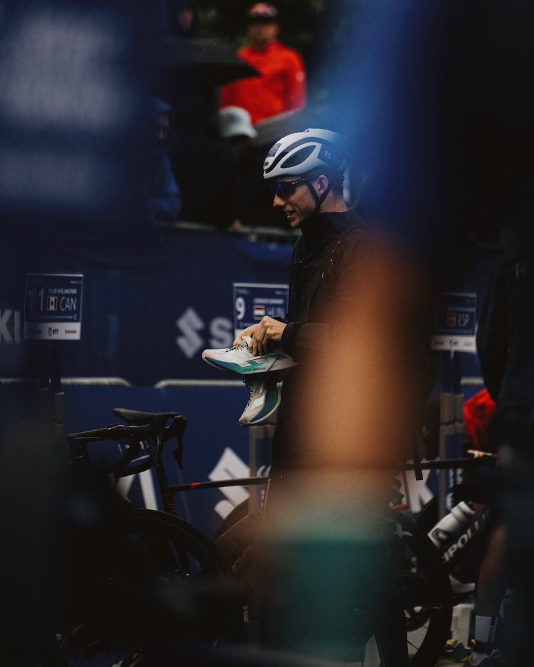 Moments before start.